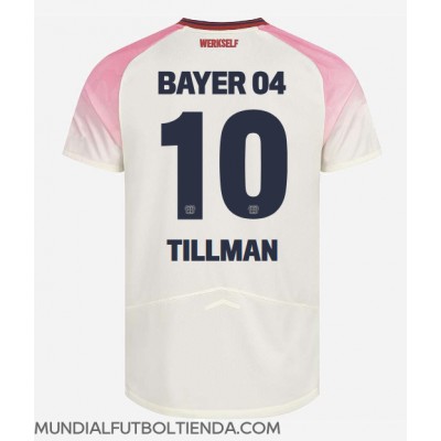 Camiseta Bayer Leverkusen Malik Tillman #10 Segunda Equipación Replica 2025-26 mangas cortas Camiseta Bayer Leverkusen Malik Tillman #10 Segunda Equipación Replica 2025-26 mangas cortas